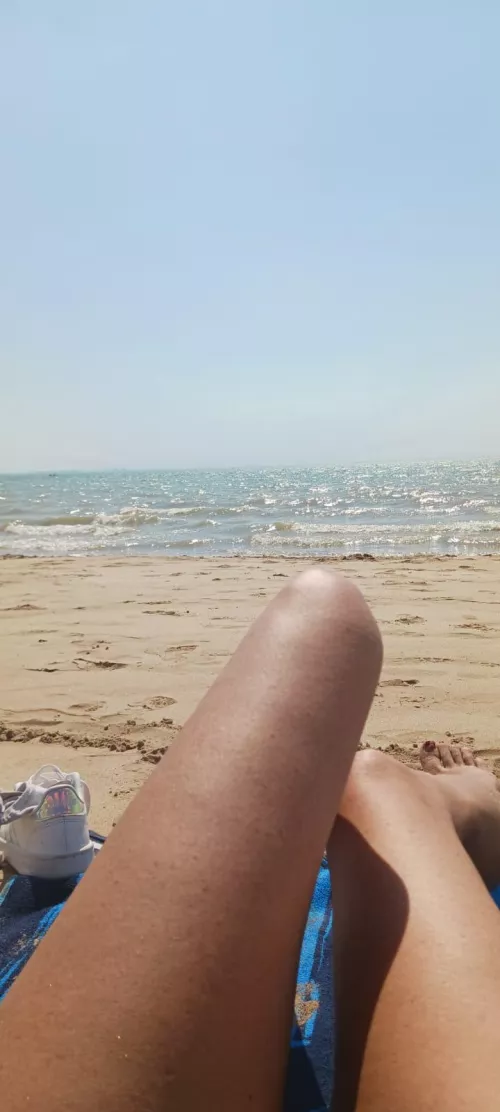 Pieds a la plage....😍