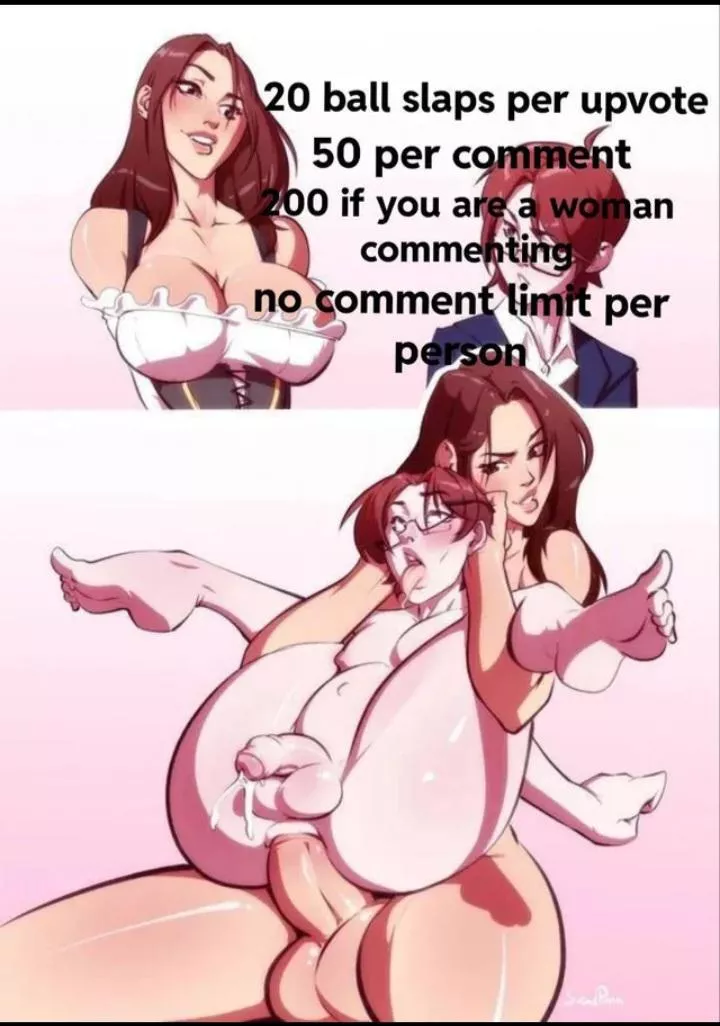 please don't comment or upvote my balls are so sensitive.. 