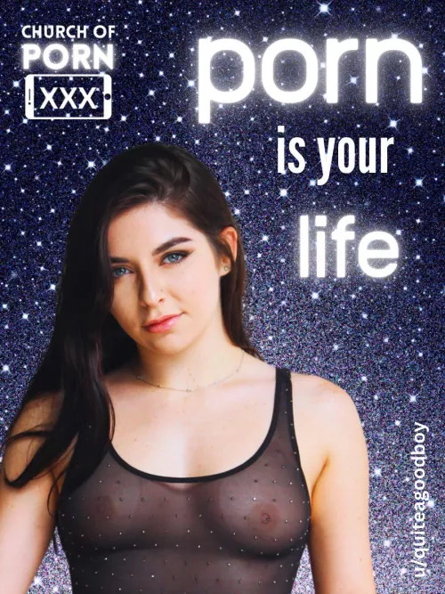 Porn is universal joy. Devote your life to pleasure. Worship almighty Porn.