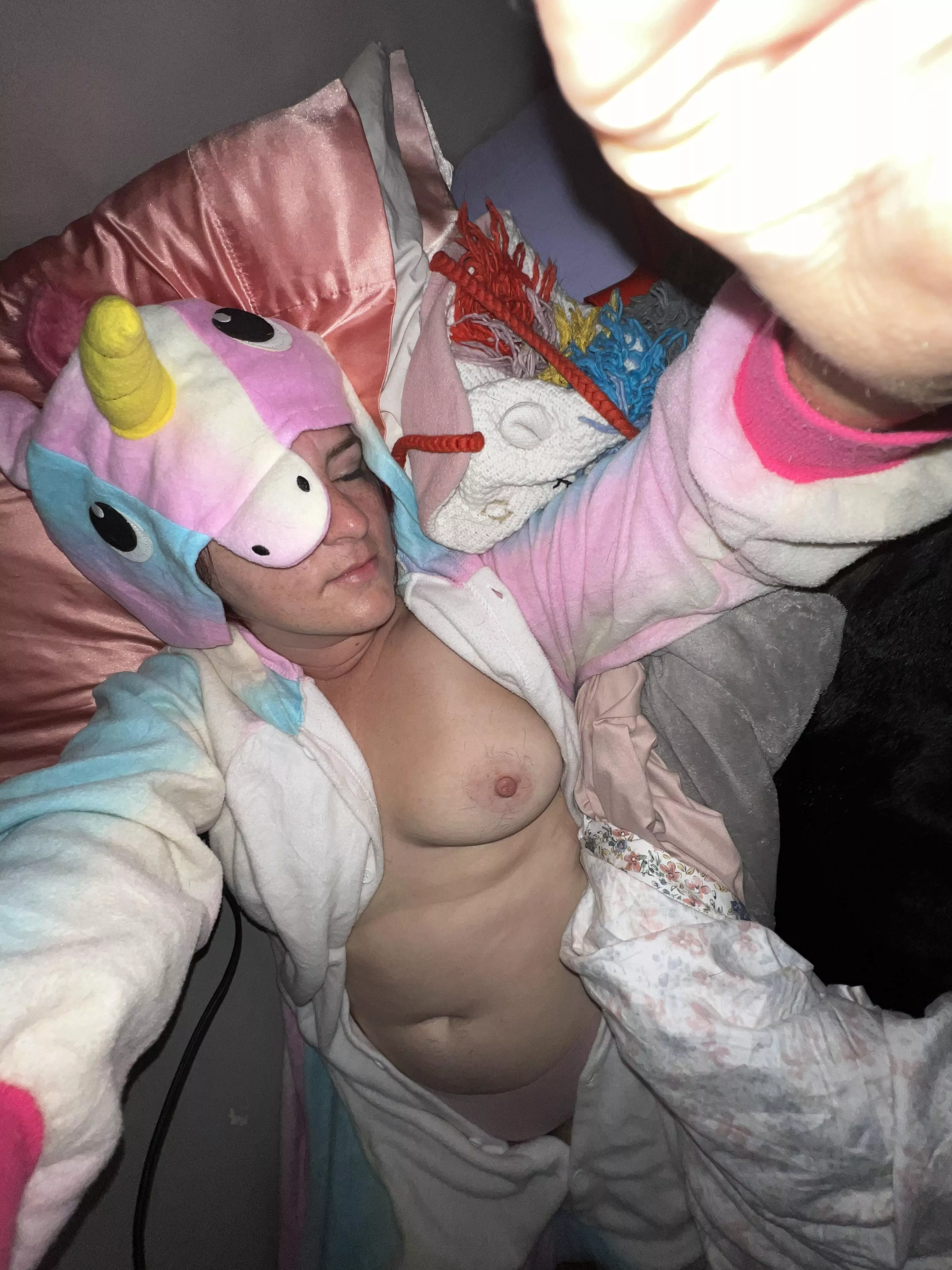 Pretending to sleep so you can 