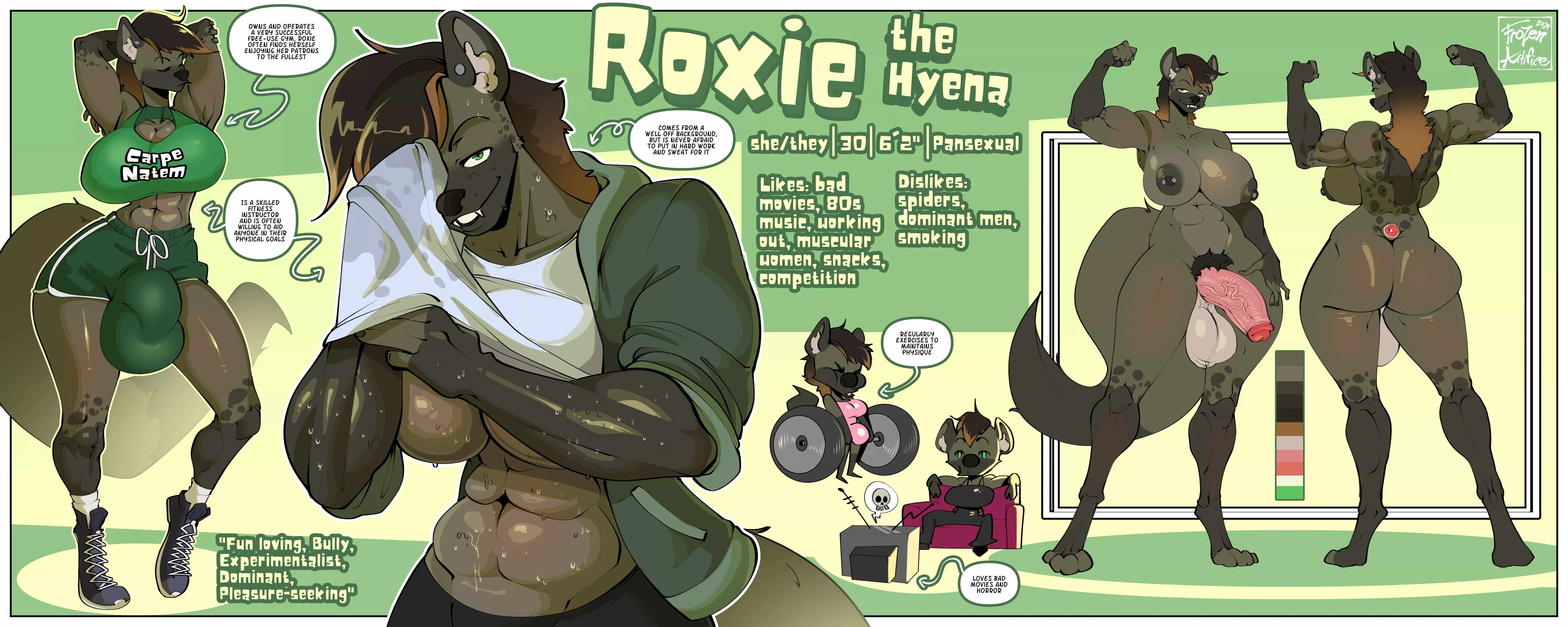 Roxie the Hyena REDESIGNED! [I] (Frozen Artifice)
