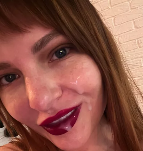 Semen is the best face mask