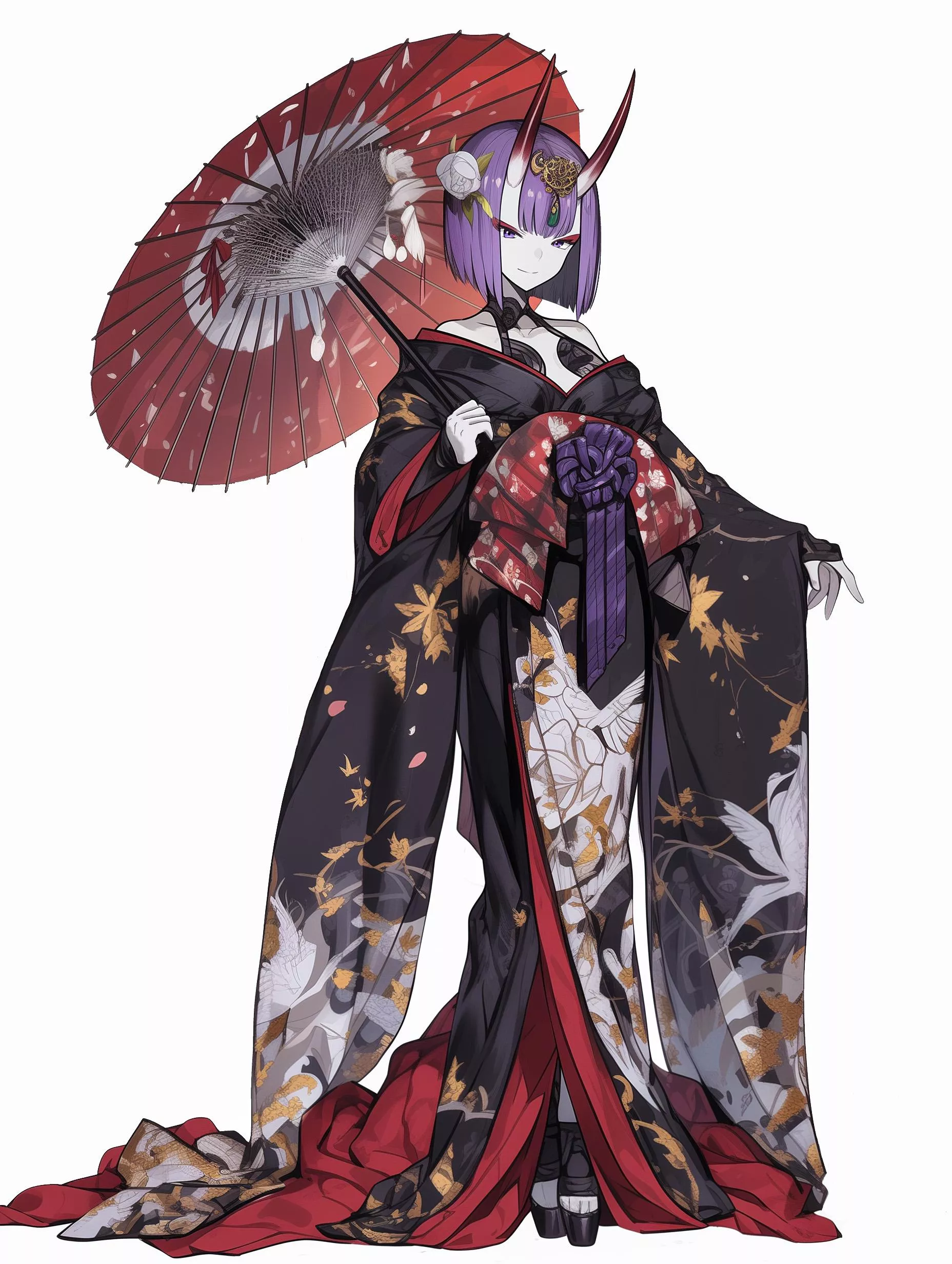 Shuten Douji in Kimono 