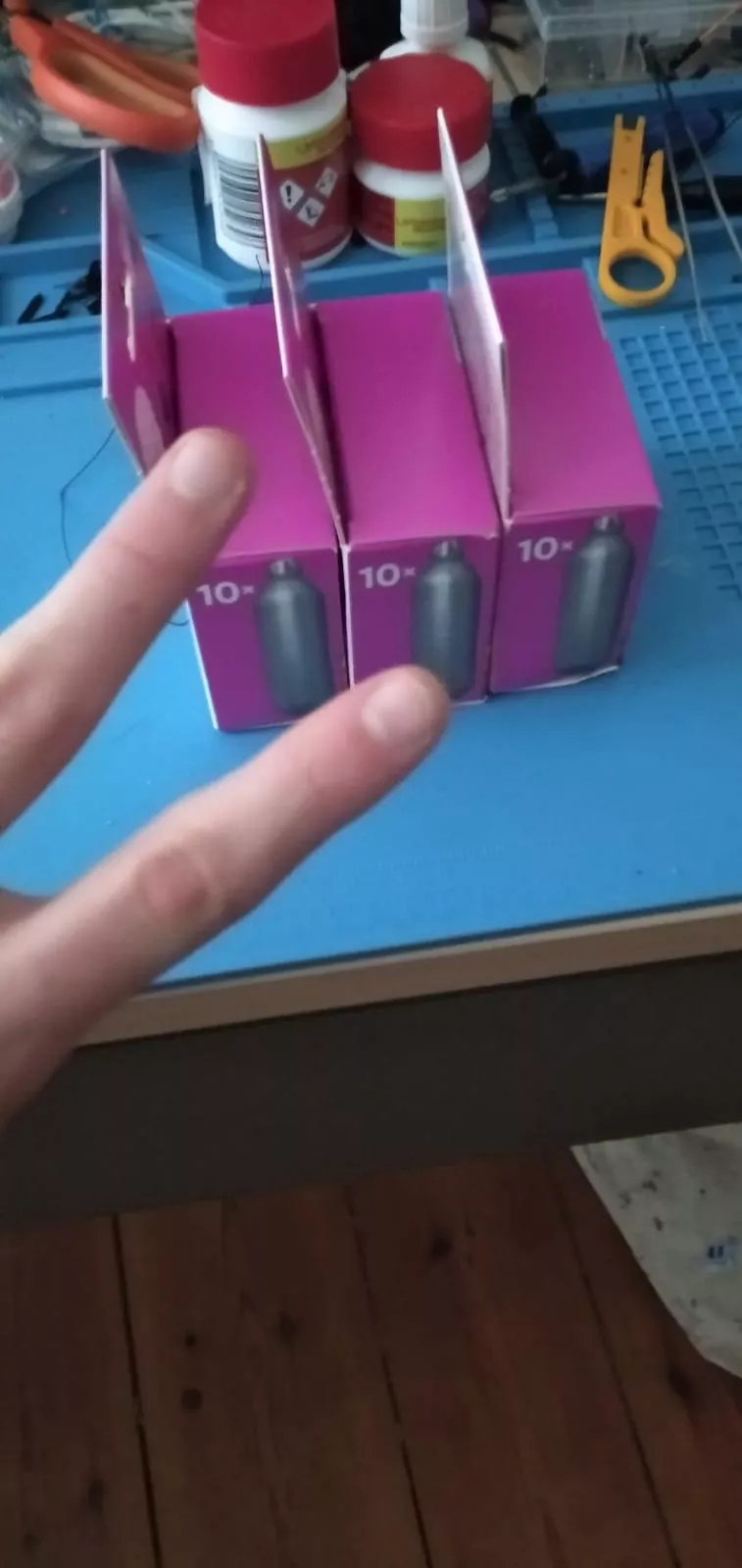 small spooky stash that i steadily and sneakily swiped from a spectacularly stupid supermarket. Also my electronics build mat, because why not. Happy Halloween!!