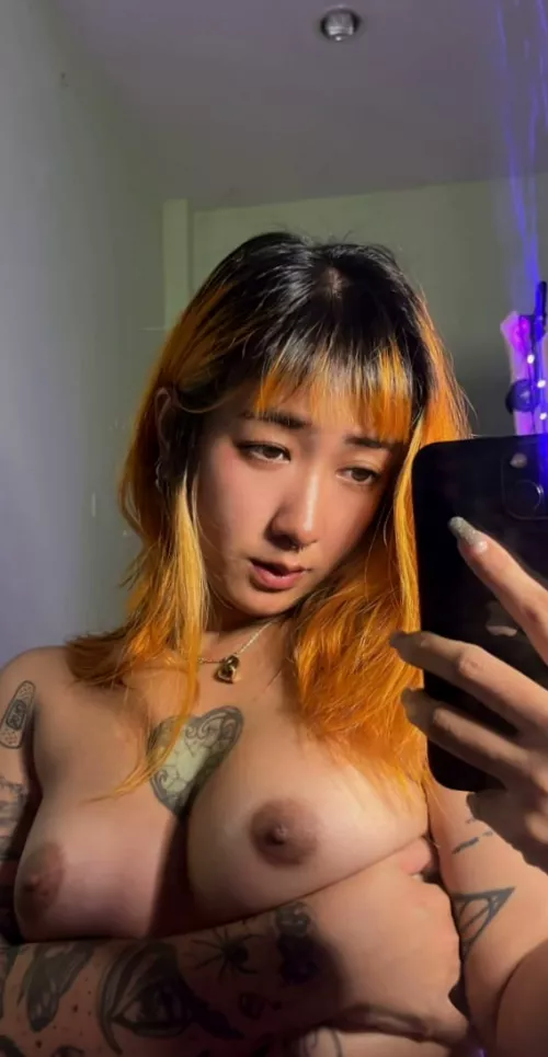 These tits aren’t just for show, they’re for play.