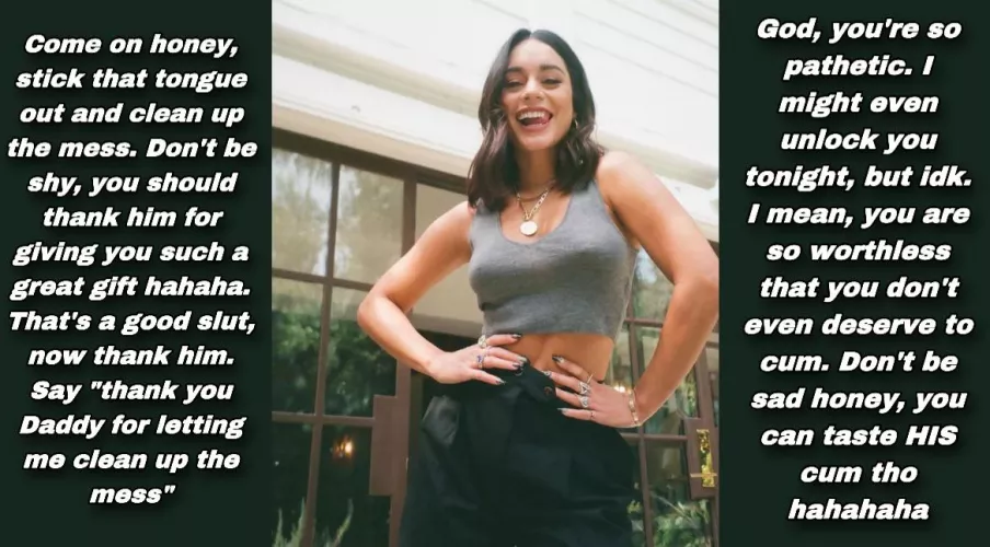 Vanessa makes you clean up the mess 