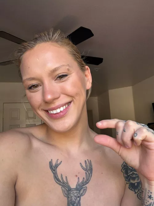 With a shrimp like that, you should be called a woman 