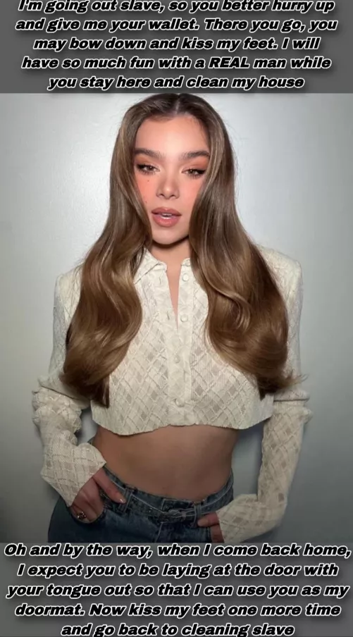 You stay at home while Hailee Steinfeld has fun