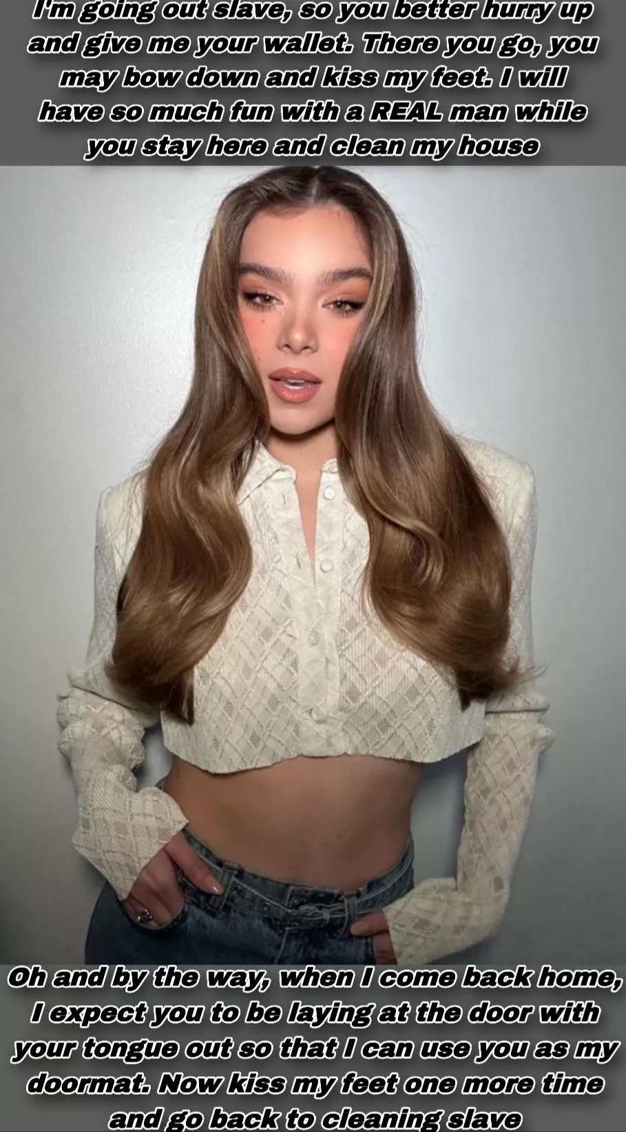 You stay at home while Hailee Steinfeld has fun