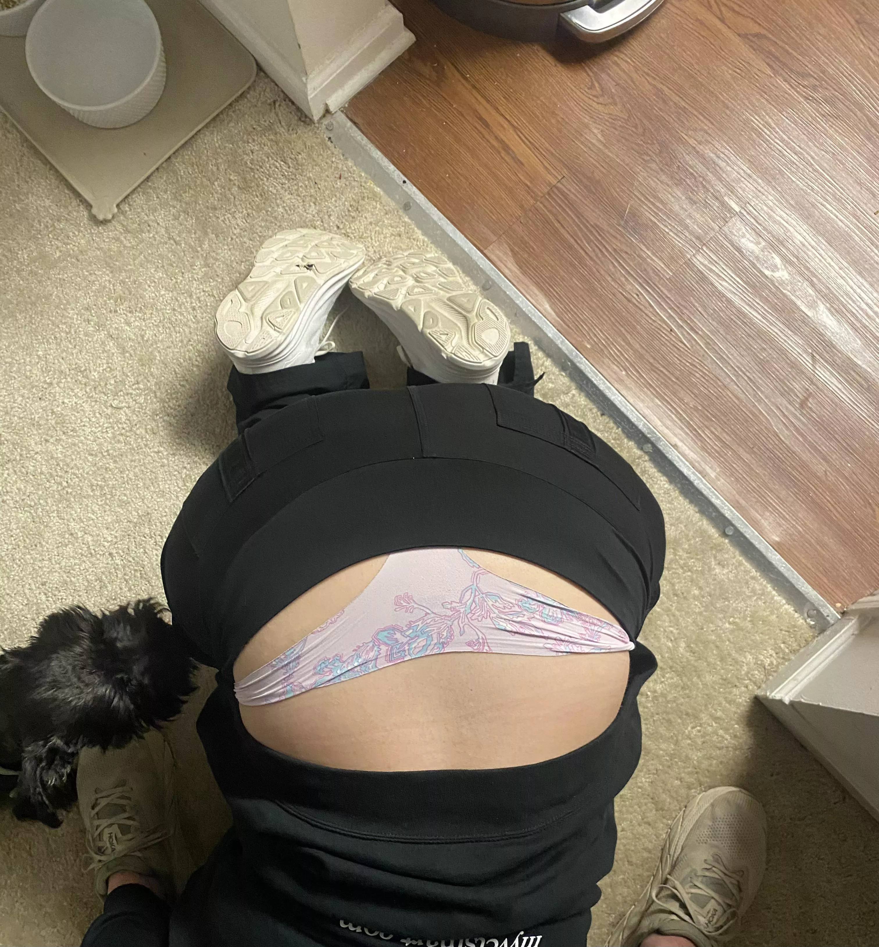 After a long day of showing my panties