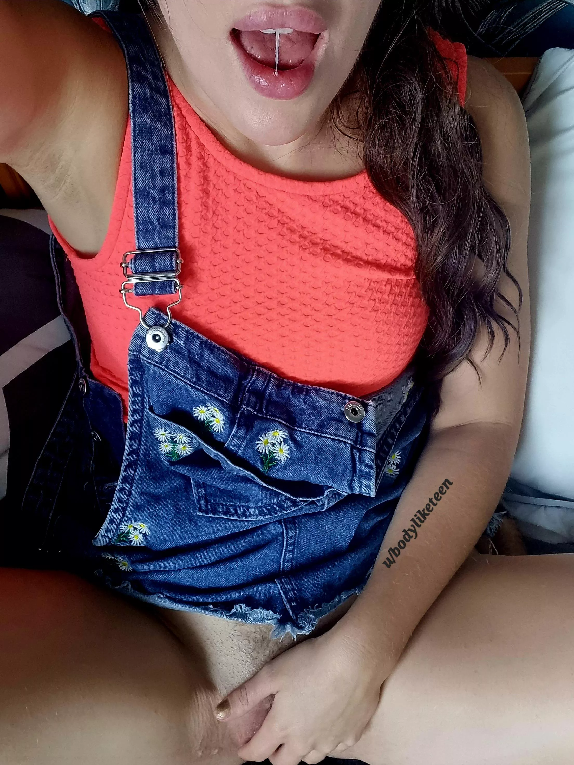 Am I crazy that I love eating mu own grool babe? :)