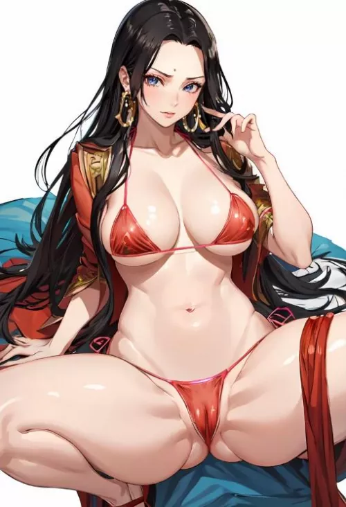 Boa Hancock on her cameltoe