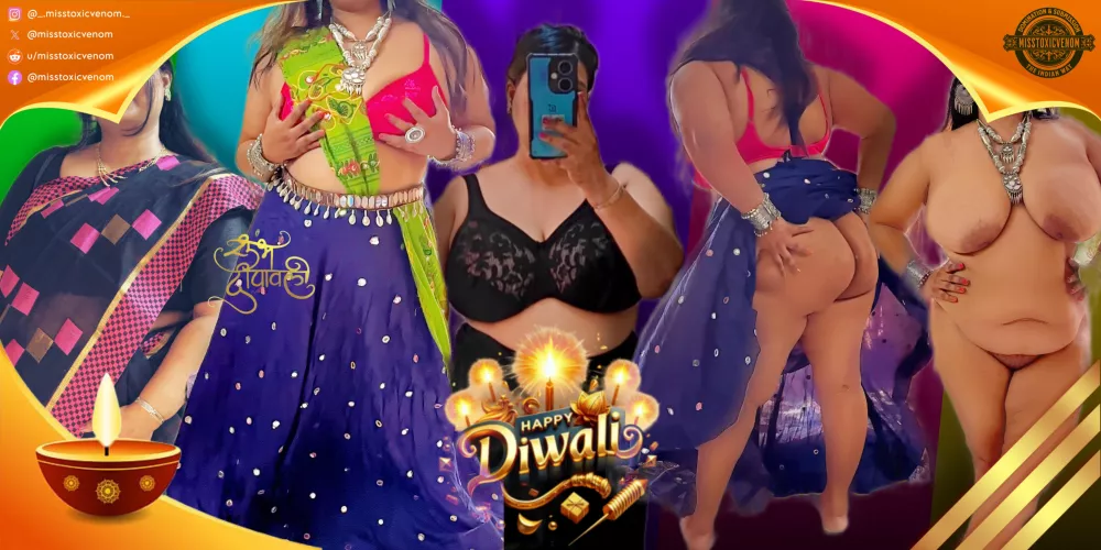 🎇Burn your inhibitions this Diwali🪔 by watching this (Hotwife) transform into a Pataka 🧨& you’d never be satisfied with fake firecrackers anymore🎆
