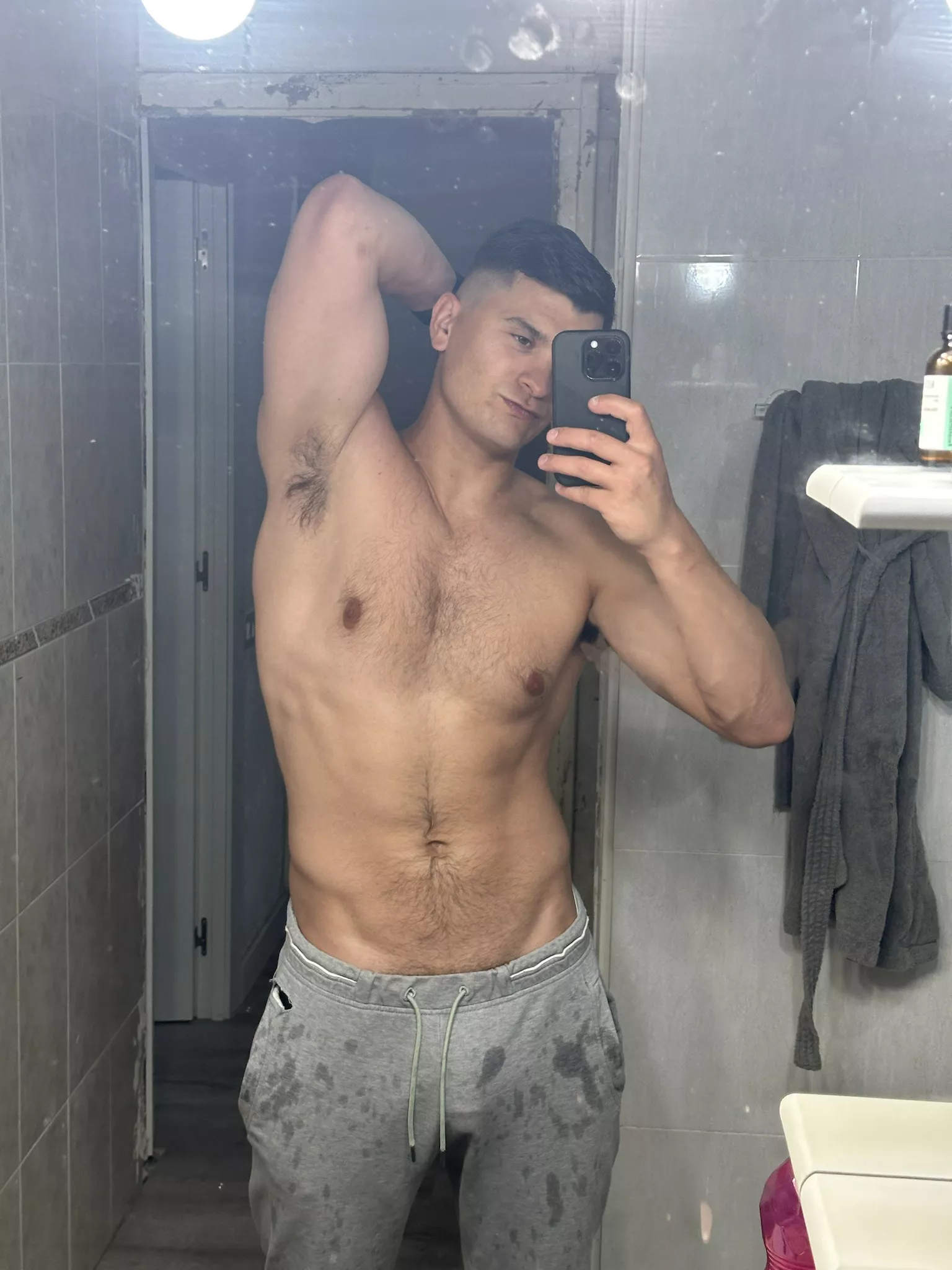 Coming back from the gym. Do you want to smell them?
