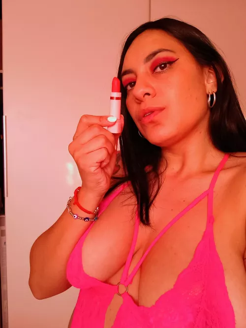 Do you want to use my new lipstick?, sissy!