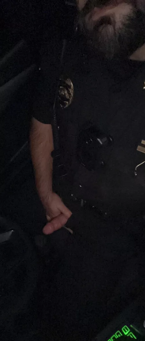 Early morning shift and still have morning wood (36)