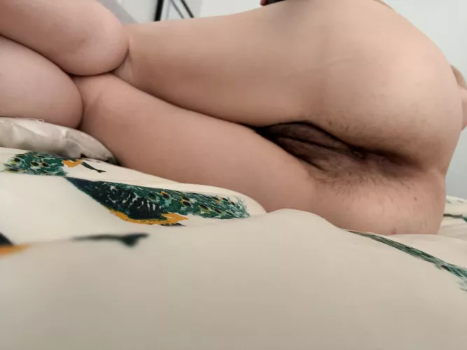 Hair spreading out from my asshole