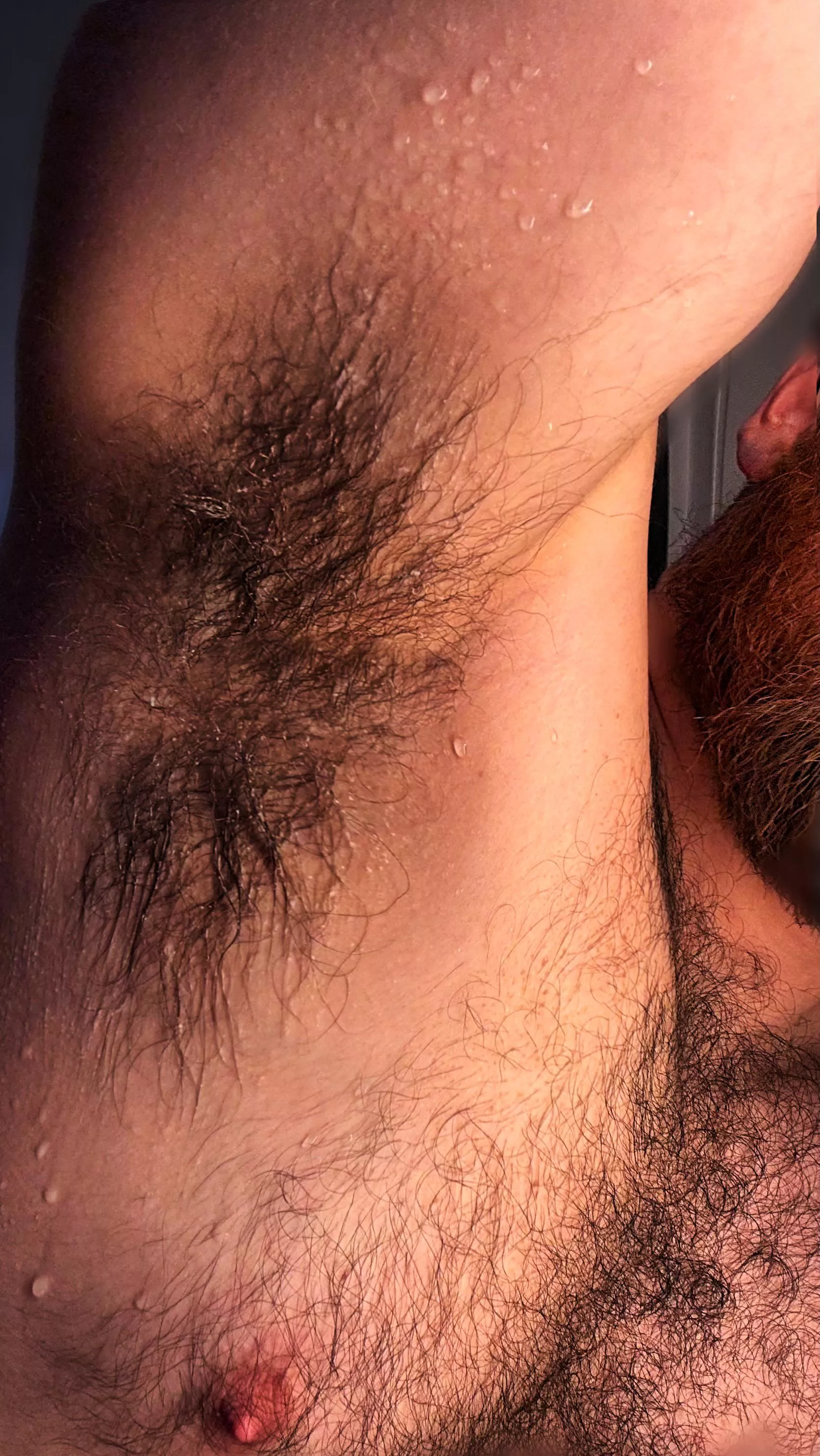 Hairy pits after a run 