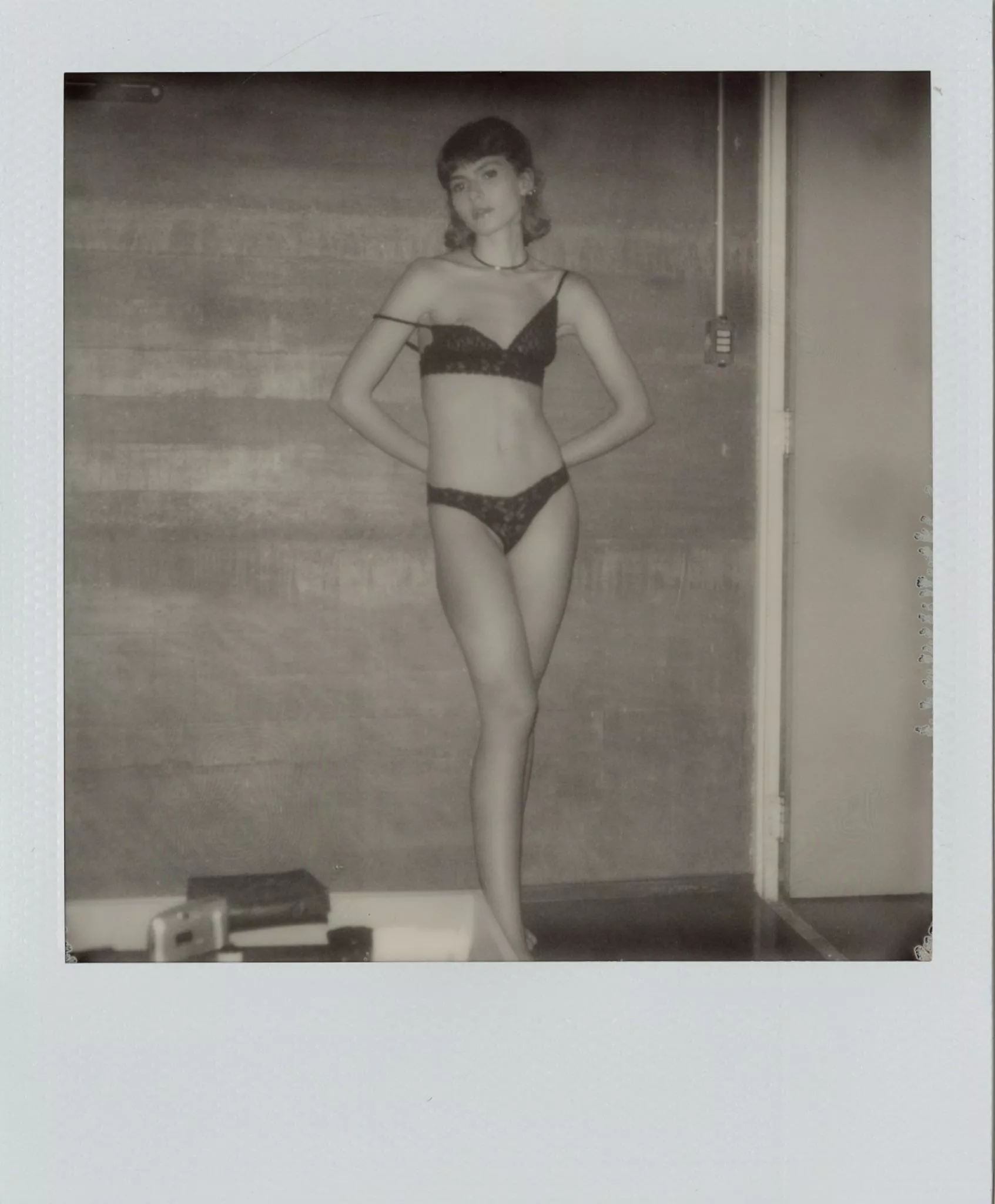 Hanging out with one of my best friends (Polaroid SX-70, OC)