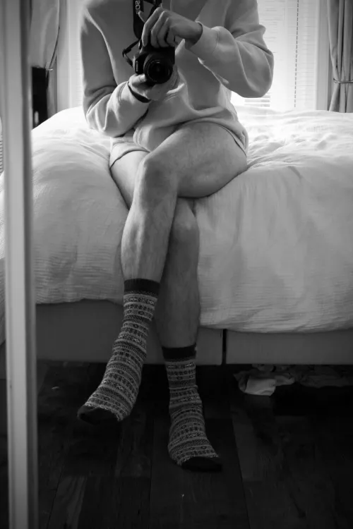 I love socks with patterns 