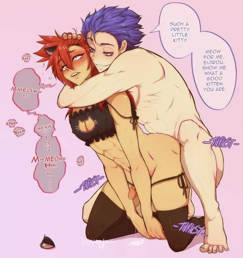 Kitty Kirishima & Shinsou (by @Bkkrhoes) 