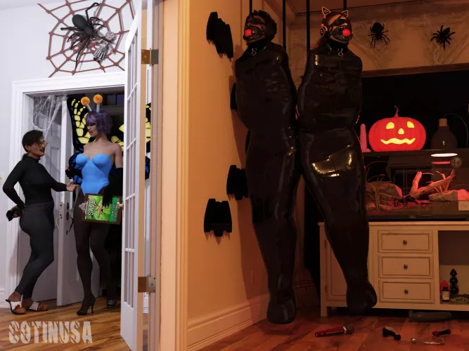 Looks like the spider is about to catch another fly 