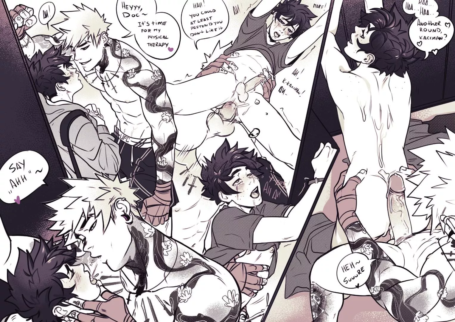 Physical therapy (by @Spacenipnops) 