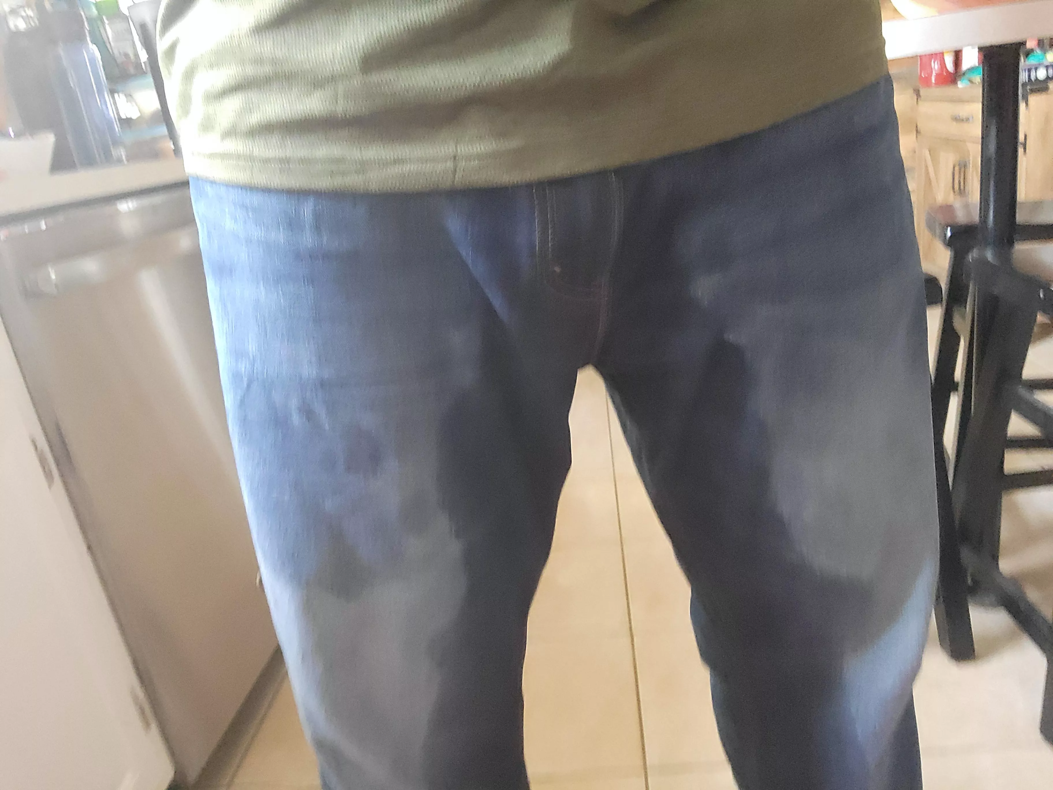 pissed my pant twice,more to cone