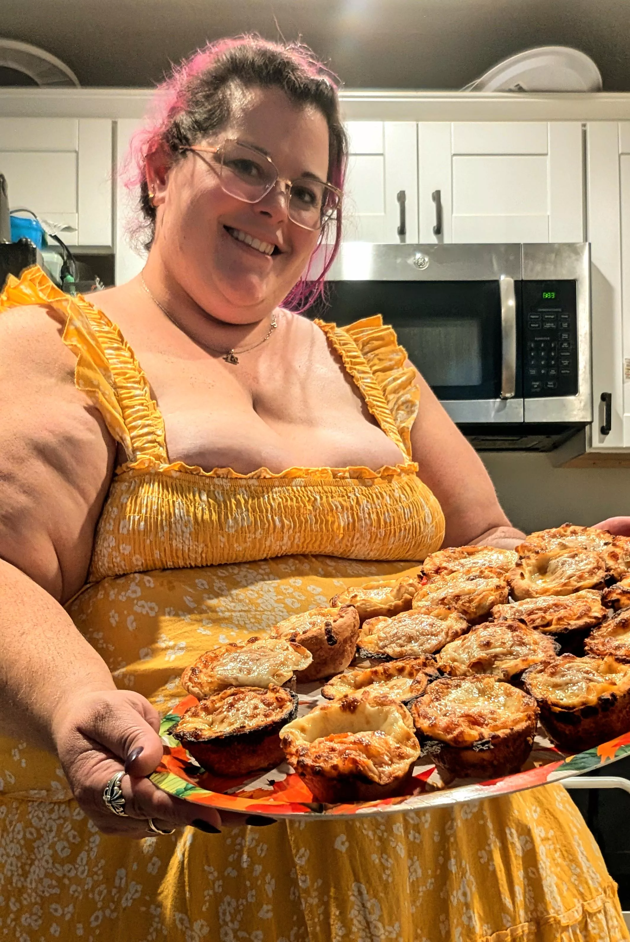 Tonight's dinner: crazy puffs from scratch!