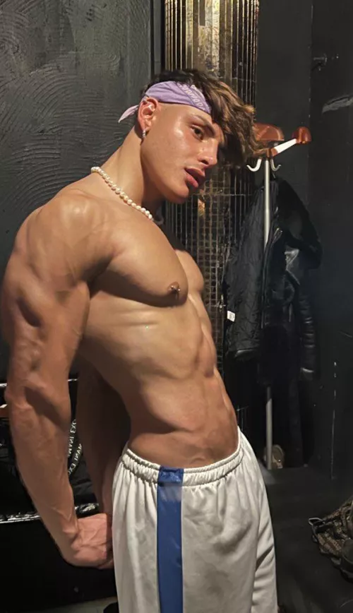 Training hard today, even though it's very hot