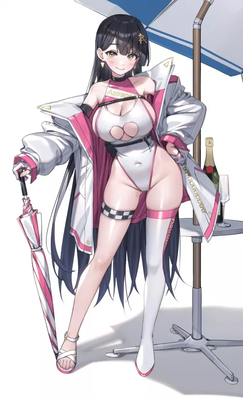 White/Pink Race Queen [Artist's Original]