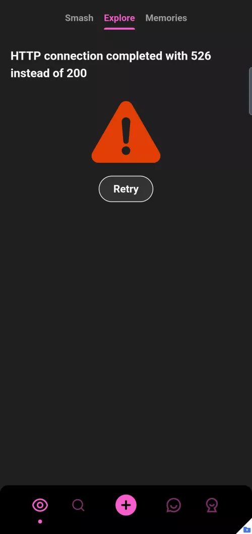 Why does android app gives error?