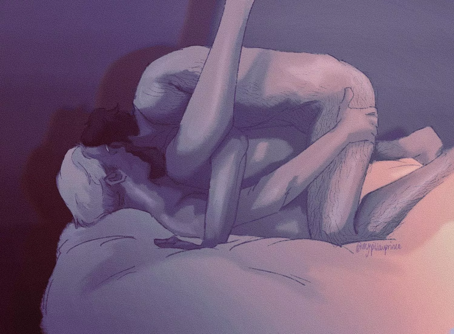 Intimate Moment w/ Homelander and Butcher [the boys] (art by me)