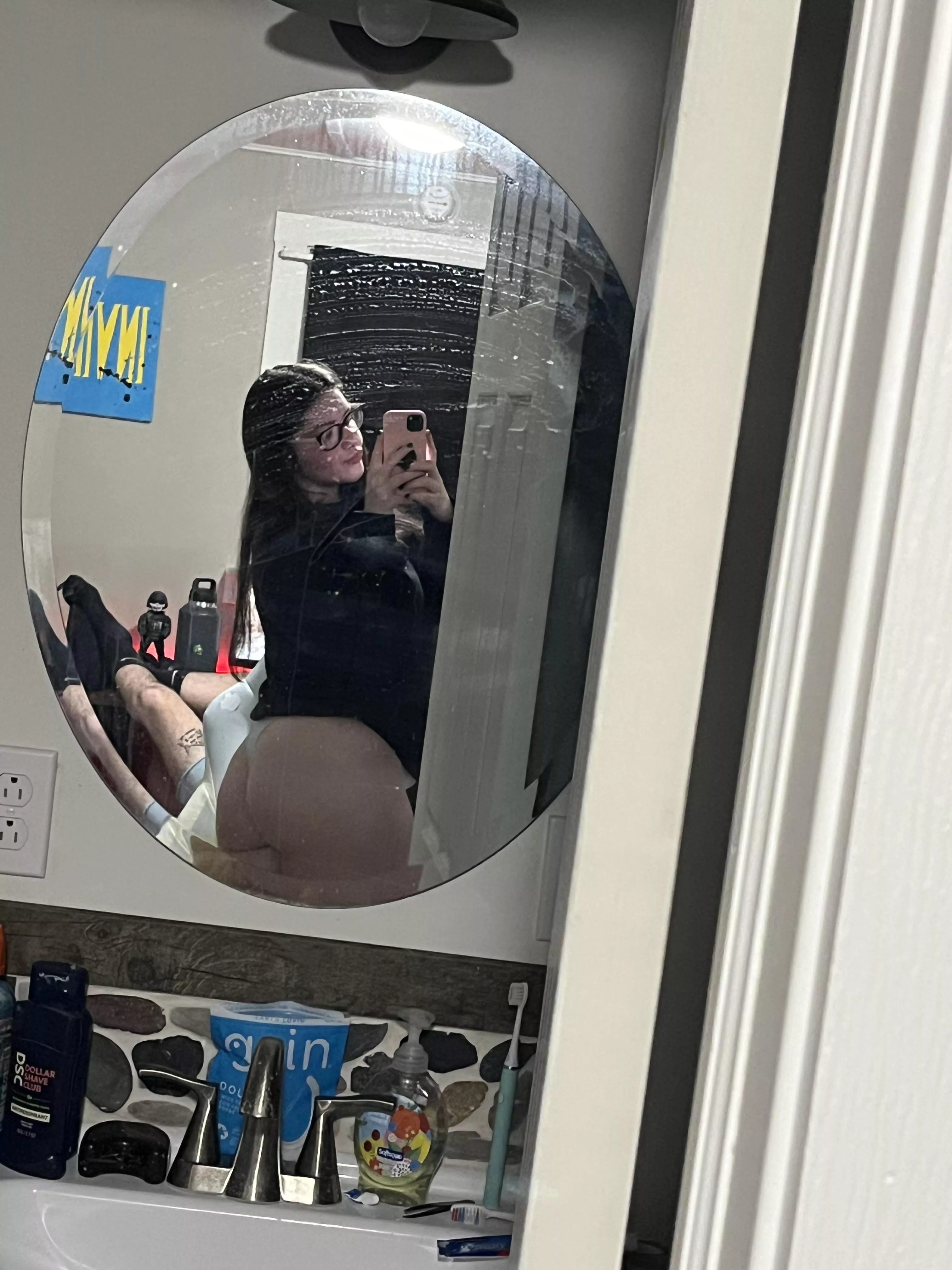 snuck someone in to let my bf suffer in the corner watching 