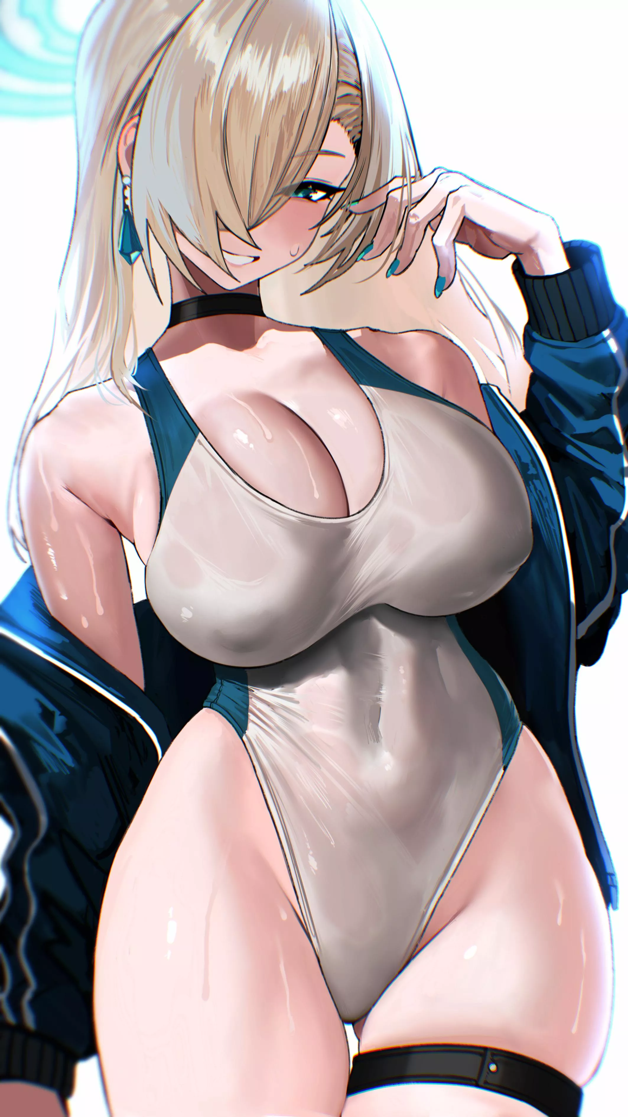 Asuna wearing a swimsuit 