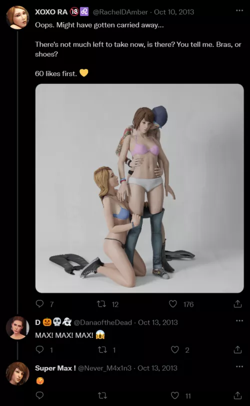 Rachel, Max and Chloe - Social Strip-Tease (CrookedCranny)