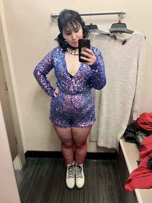 For the occasion you need to look like a disco mechanic? I guess? Marshall’s is wild 