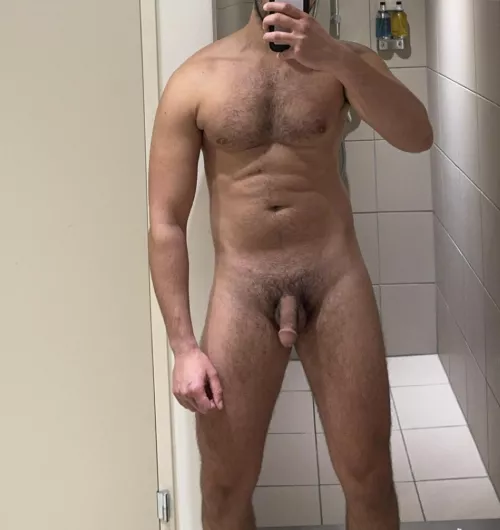 I had to strip down in front of the mirror in the hotel’s gym (28)