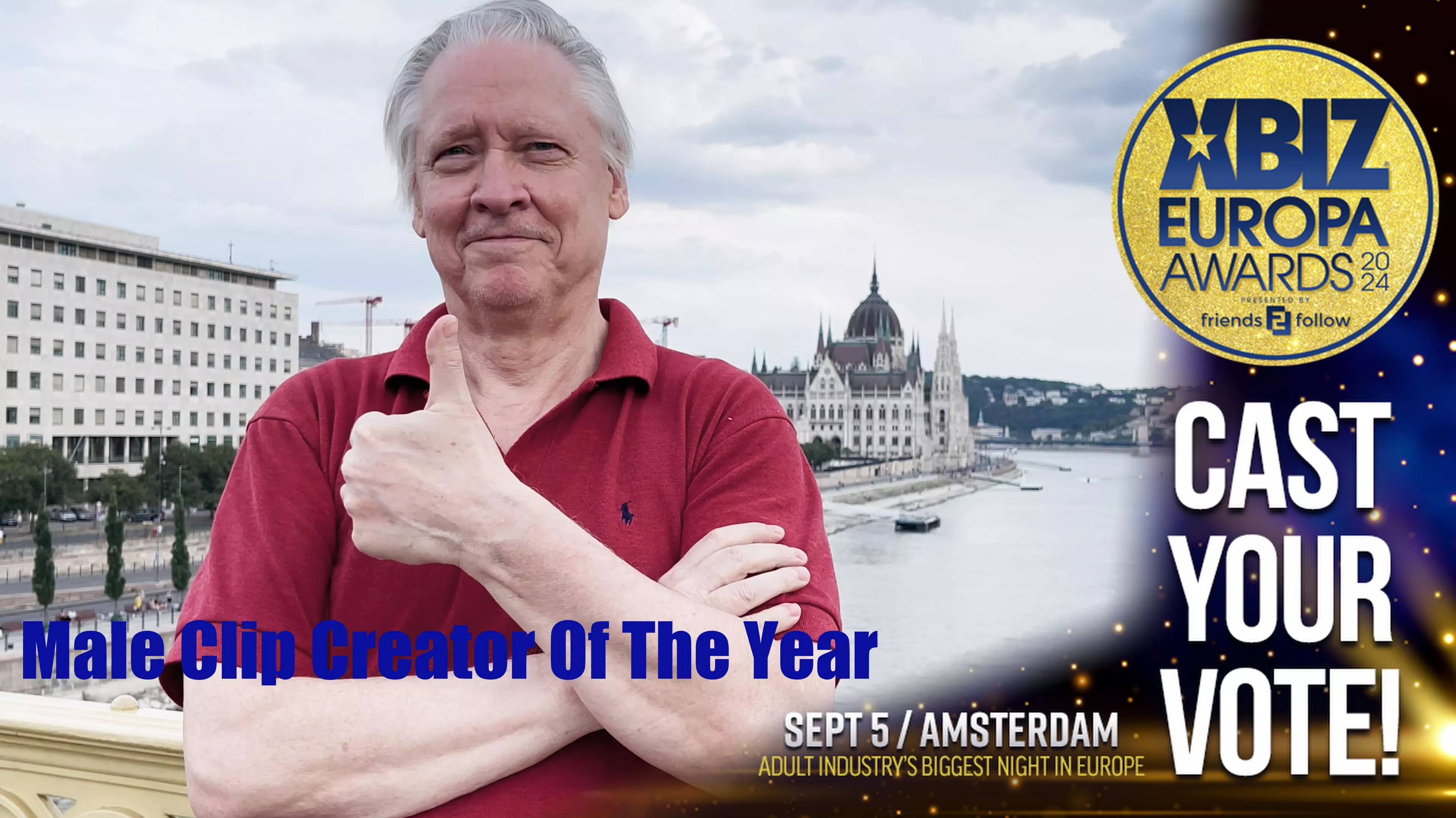 Congratulations to my friend Grandpa Hans on his XBIZ award nomination🤗