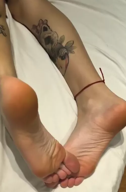 I want you to lick every inch of my soles 