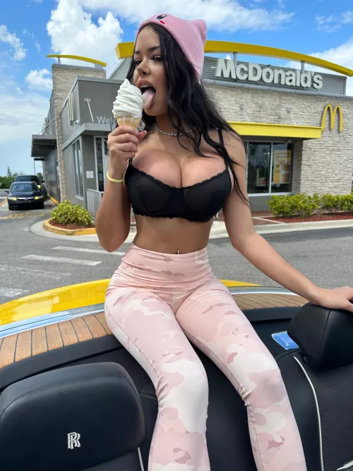 Lick me like your favorite cone & I promise to leave you craving more