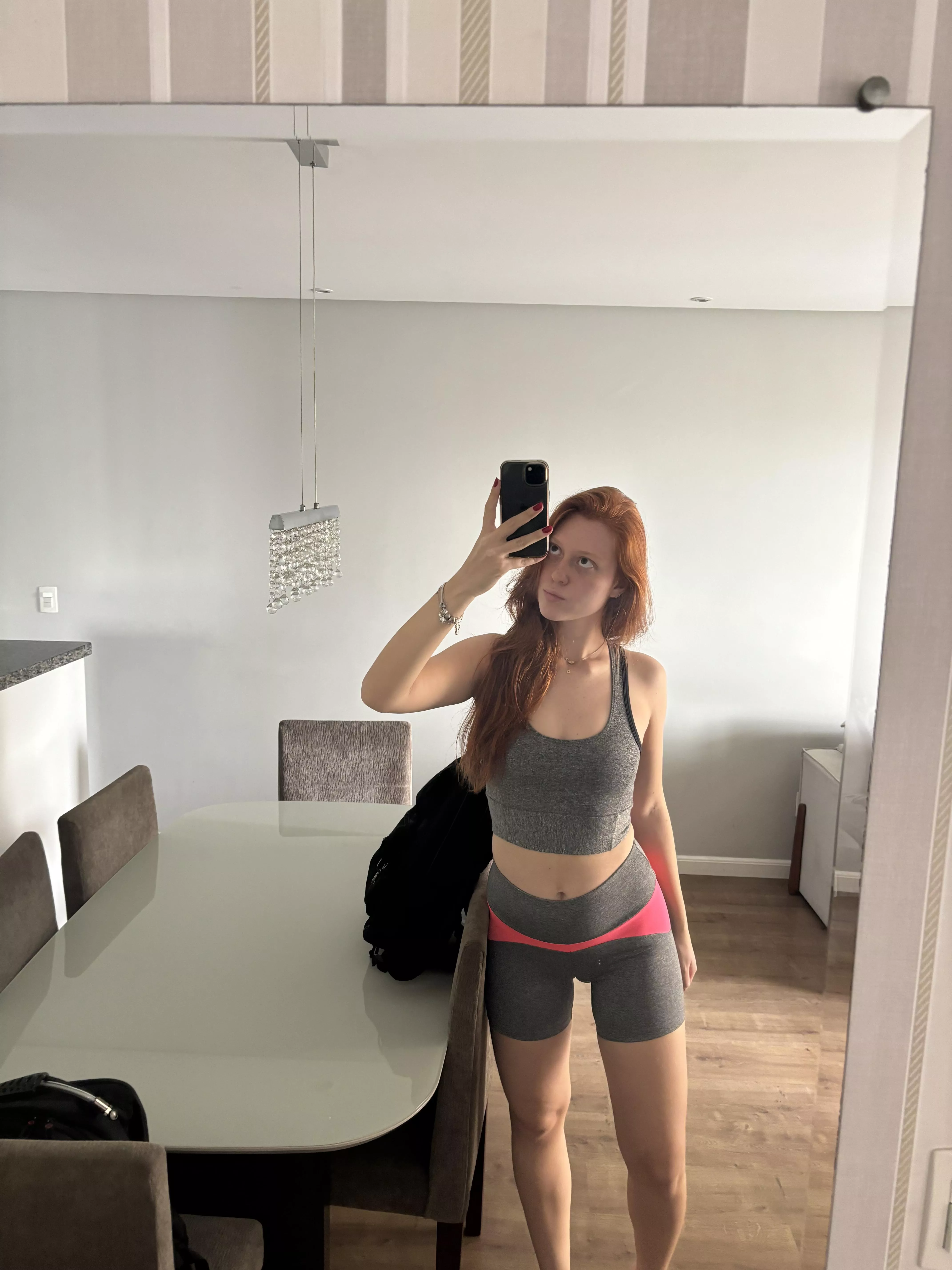 My thigh gap is just so perfect for your cock. 