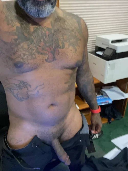 You walk in on me. What's next 