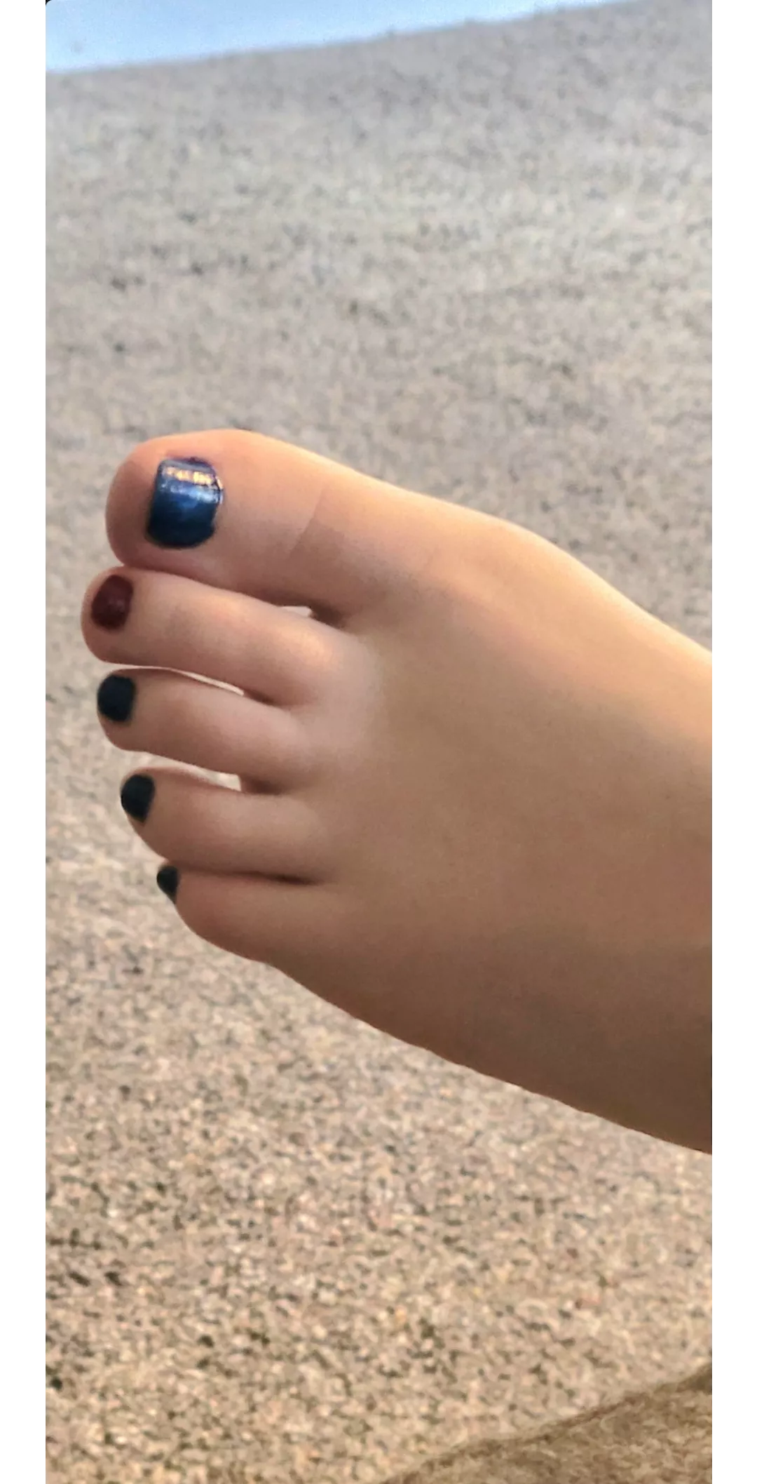 Are my wife's feet sexy enough to make you cum?