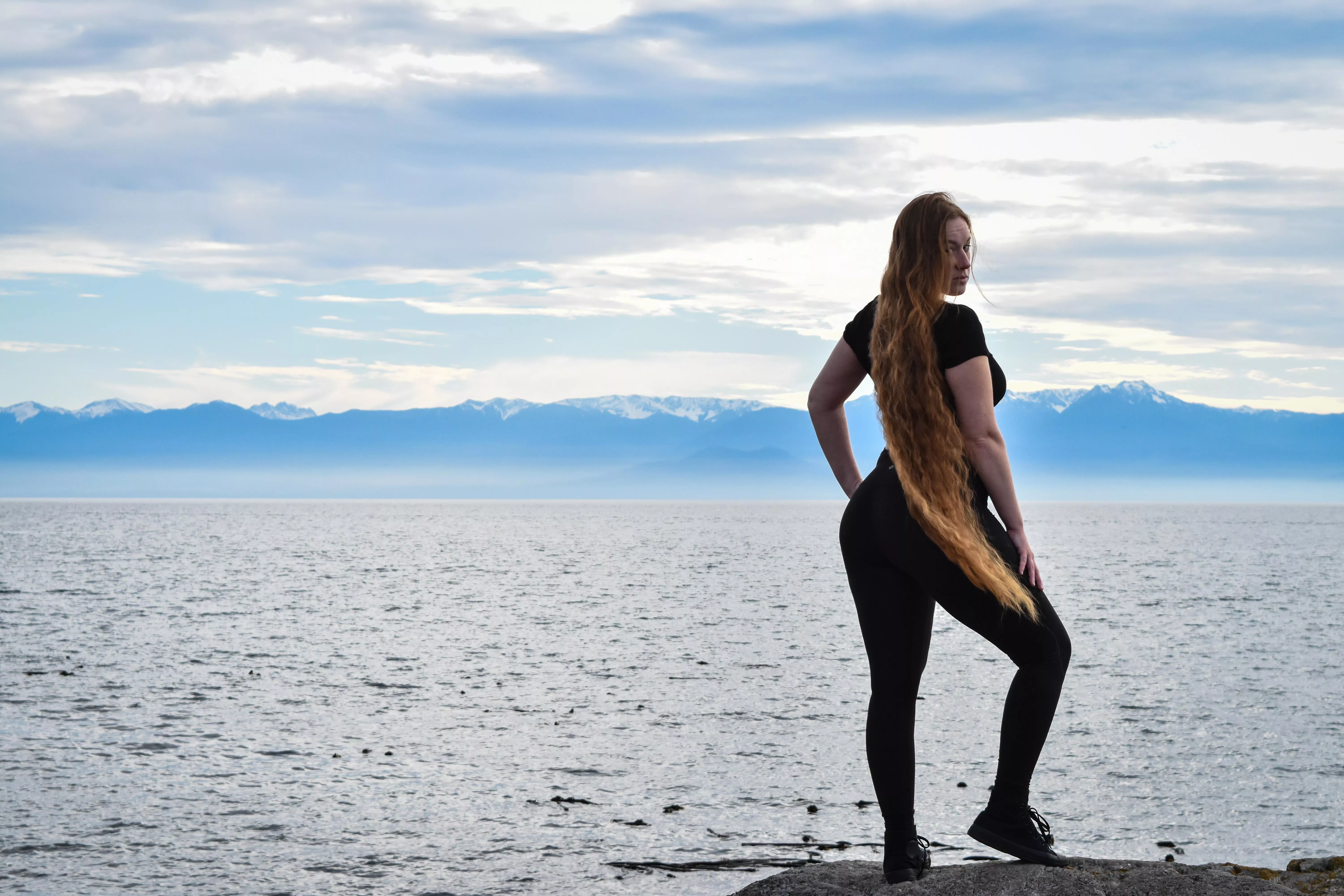 Ask me how tangled my hair was after this shoot...