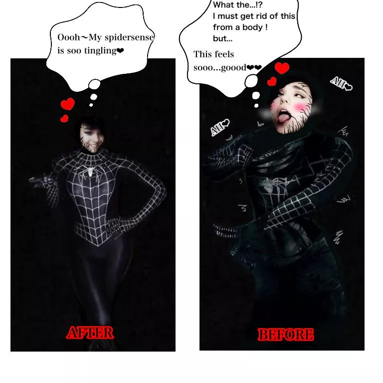 symbiote girl sexual transformation by expo70