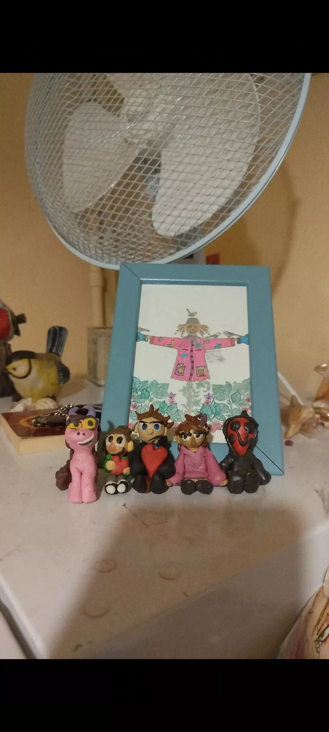 Made figures with Dada yesterday ❤️