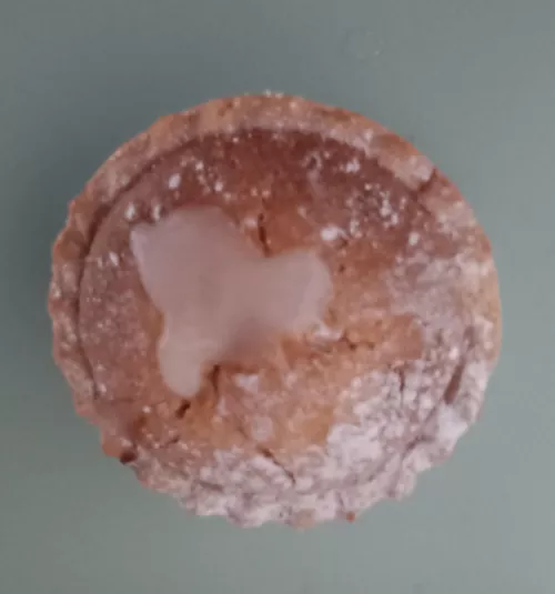 Frangipane with 'cream'