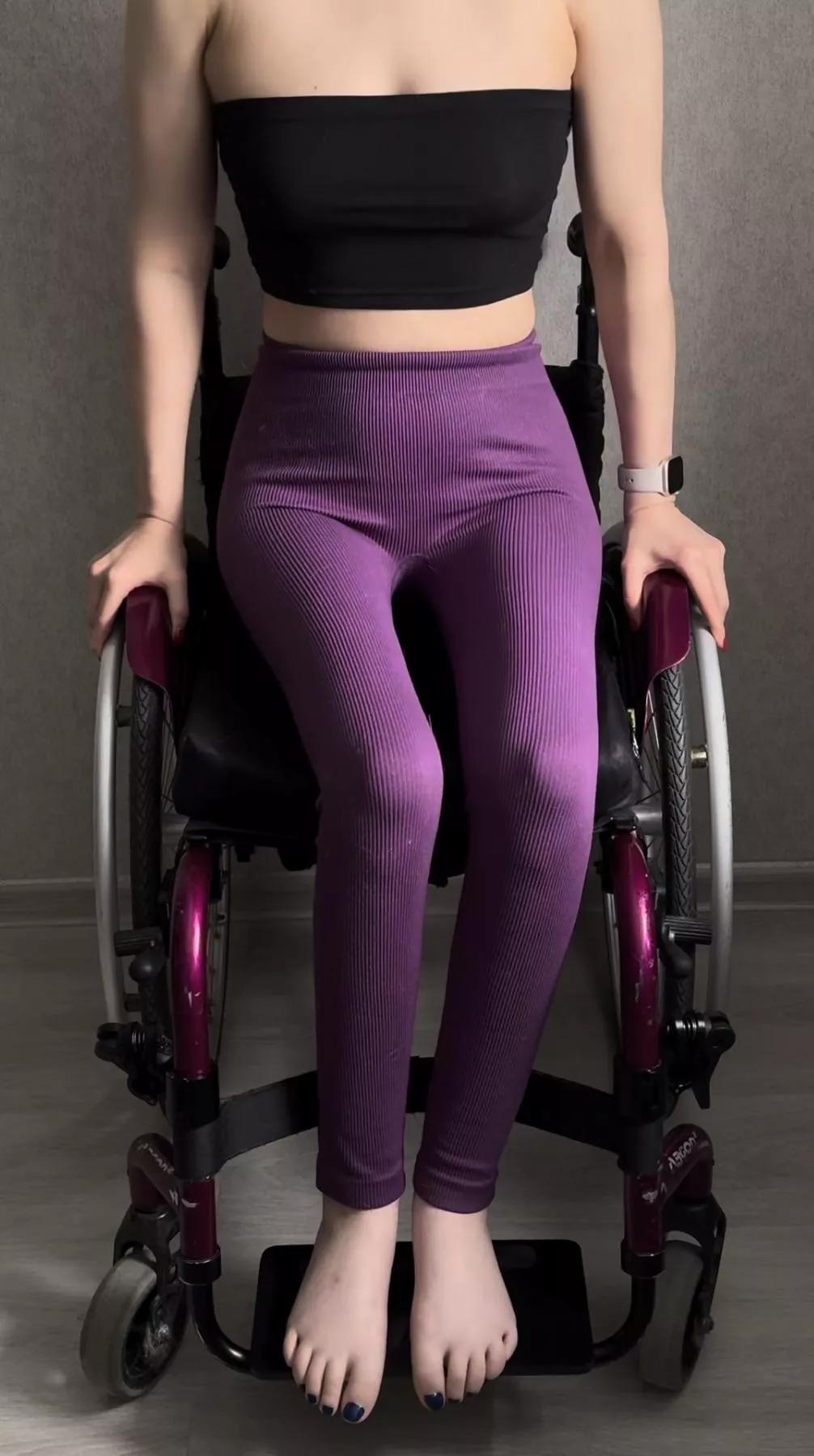 my paralyzed and atrophied skinny lower body