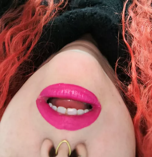 Lick my mouth and all the pleasure in the world will be in your hands 